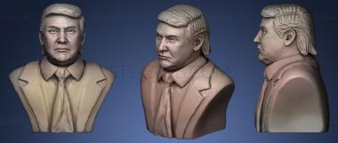 3D model Donald Trump v3 (STL)